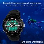 SKMEI 1016 Multifunktionale Herren-Outdoor-Sport-Nachtleuchtende, wasserdichte Doppel-Digitaluhr – Bild 9