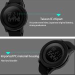 SKMEI 1142 Multifunktionale Herren-Outdoor-Sport-Nachtleuchtende, wasserdichte Silikagel-Digitaluhr – Bild 4