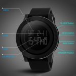 SKMEI 1142 Multifunktionale Herren-Outdoor-Sport-Nachtleuchtende, wasserdichte Silikagel-Digitaluhr – Bild 7