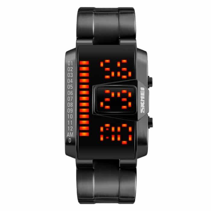 SKMEI 1179 Multifunktionale Herren-Outdoor-Sport-Nachtleuchtende, wasserdichte LED-Digitaluhr – Bild 2