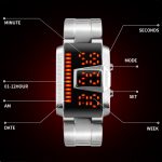 SKMEI 1179 Multifunktionale Herren-Outdoor-Sport-Nachtleuchtende, wasserdichte LED-Digitaluhr – Bild 6