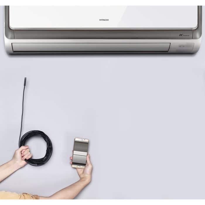 YPC110 8 mm 2,0 MP HD-Kamera WiFi-Endoskop-Schlangenschlauch-Inspektionskamera mit 8 LEDs, wasserdicht IP68, Objektivdurchmesser: 8 mm, Länge: 10 m, harte Linie – Bild 11