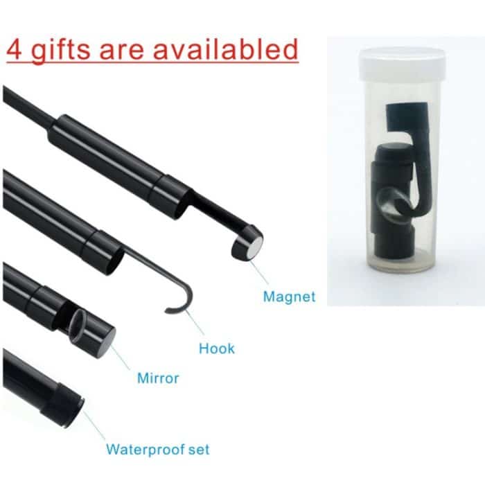 YPC110 8 mm 2,0 MP HD-Kamera WiFi-Endoskop-Schlangenschlauch-Inspektionskamera mit 8 LEDs, wasserdicht IP68, Objektivdurchmesser: 8 mm, Länge: 10 m, harte Linie – Bild 12