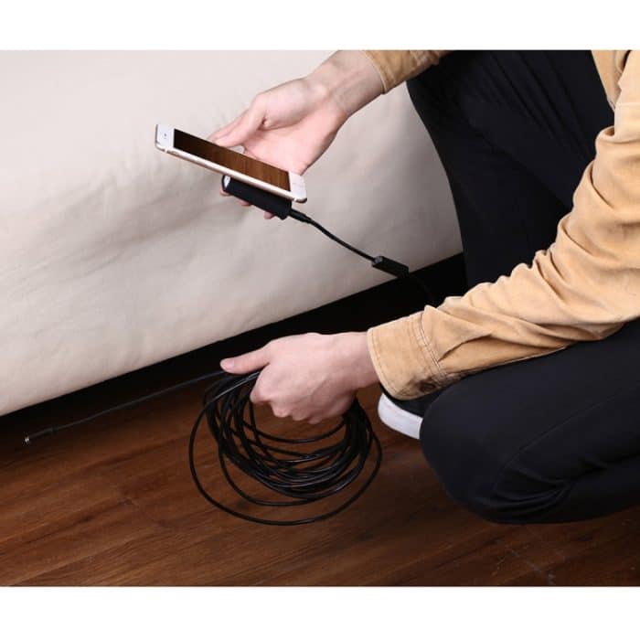 YPC110 8 mm 2,0 MP HD-Kamera WiFi-Endoskop-Schlangenschlauch-Inspektionskamera mit 8 LEDs, wasserdicht IP68, Objektivdurchmesser: 8 mm, Länge: 10 m, harte Linie – Bild 8