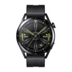 HUAWEI WATCH GT 3 Smartwatch, 46-mm-Gummiarmband, 1,43-Zoll-AMOLED-Bildschirm, unterstützt Herzfrequenzmessung / GPS / 14 Tage Akkulaufzeit / NFC, GT 3 46mm Black – Bild 2
