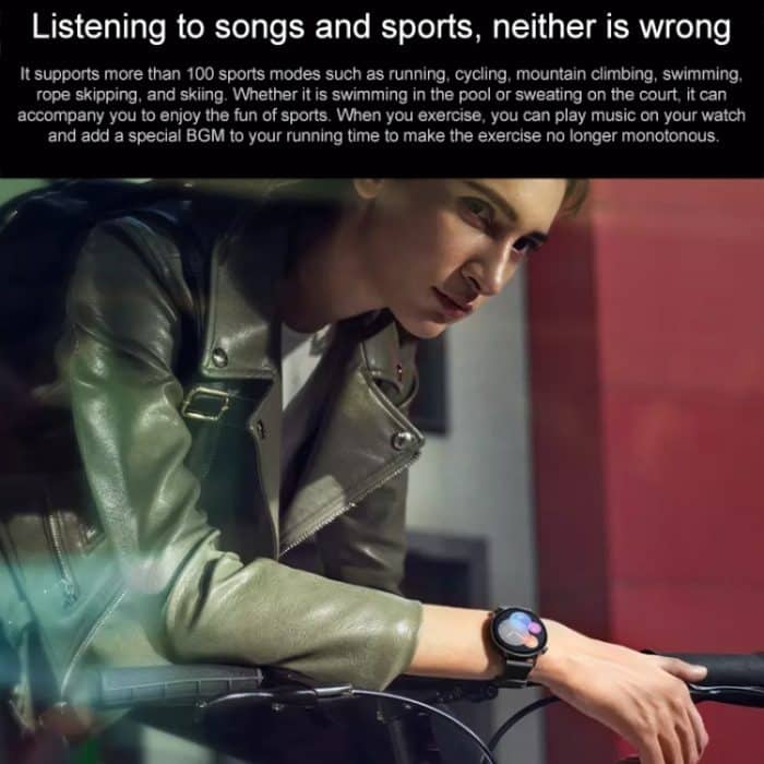 HUAWEI WATCH GT 3 Smartwatch, 46-mm-Gummiarmband, 1,43-Zoll-AMOLED-Bildschirm, unterstützt Herzfrequenzmessung / GPS / 14 Tage Akkulaufzeit / NFC, GT 3 46mm Black – Bild 15