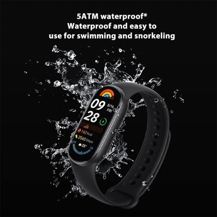 Original Xiaomi Mi Band 9 1,62 Zoll AMOLED-Bildschirm 5ATM wasserdichte Smart Watch, unterstützt Blutsauerstoff-/Herzfrequenzmonitor, Smart Band 9 Black, Smart Band 9 Pink, Smart Band 9 Blue, Smart Band 9 Silver – Bild 8