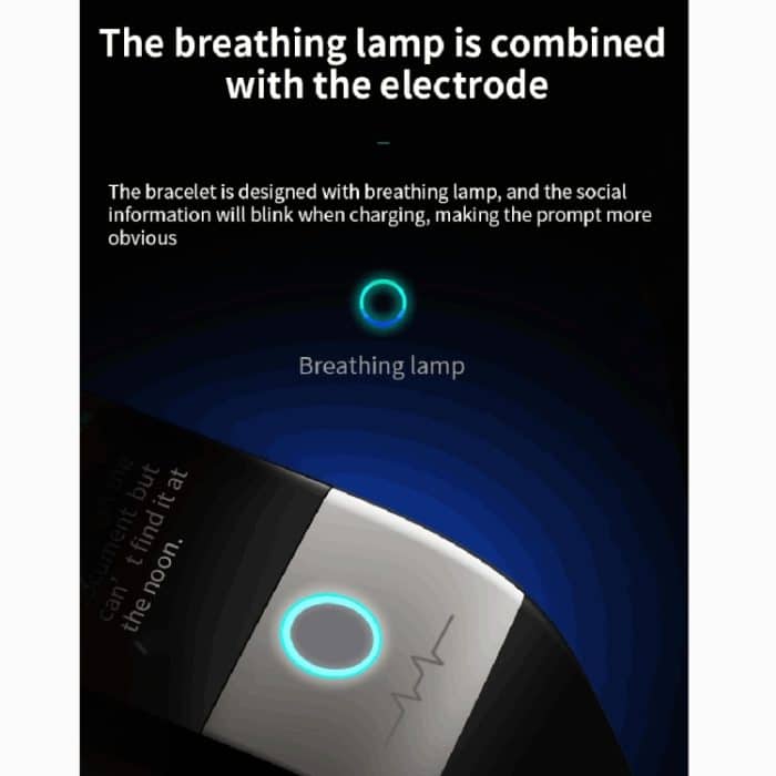 X1 1,08 Zoll Farbbildschirm IP67 wasserdichtes Smartwatch-Armband, unterstützt Nachrichtenerinnerung / Herzfrequenzmesser / Blutsauerstoffüberwachung / Blutdrucküberwachung / Schlafüberwachung – Bild 4