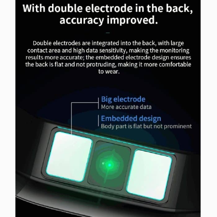 X1 1,08 Zoll Farbbildschirm IP67 wasserdichtes Smartwatch-Armband, unterstützt Nachrichtenerinnerung / Herzfrequenzmesser / Blutsauerstoffüberwachung / Blutdrucküberwachung / Schlafüberwachung – Bild 5