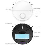 BOWAI OB12 Haushaltsintelligenter USB-Lade-Kehrroboter, OB12 (Black), OB12 (White) – Bild 2