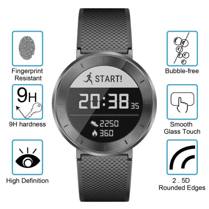 2 PCS ENKAY Hat-Prince für Huawei Honor S1 Smart Watch 0,2 mm 9H Oberflächenhärte 2,15 D Explosionsgeschützte Hartglasfolie – Bild 3