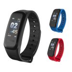 TLW B1 Plus Fitness-Tracker, 0,96 Zoll Farbbildschirm, Bluetooth 4.0-Armband, Smart-Armband, IP67 wasserdicht, unterstützt Sportmodus/Herzfrequenzüberwachung/Schlafüberwachung/Informationserinnerung, B1 Black, B1 Blue, B1 Red – Bild 2