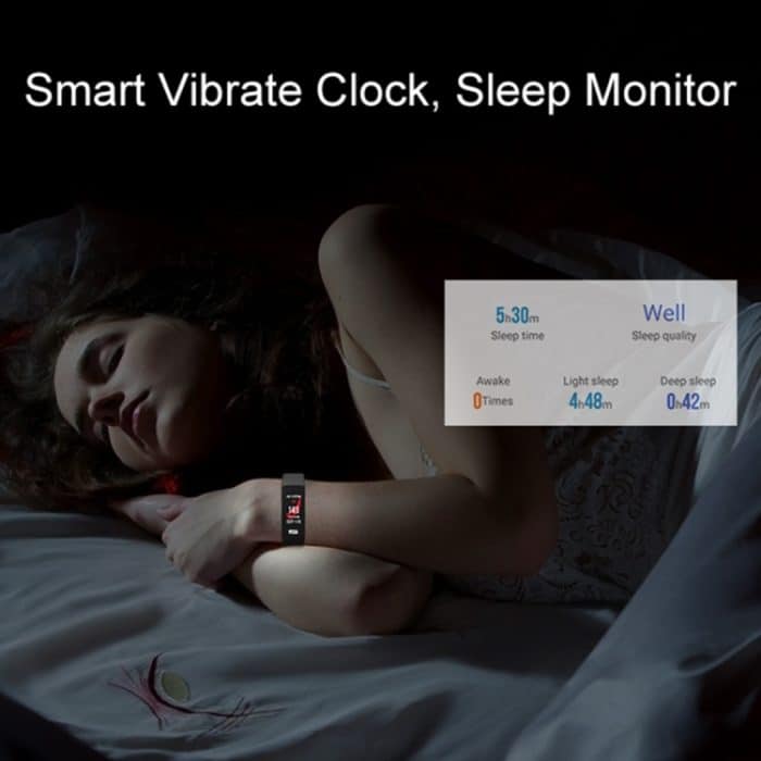 TLW B6 Fitness-Tracker, 0,96 Zoll TFT-Bildschirm, Armband, Smart-Armband, IP67 wasserdicht, unterstützt Sportmodus/kontinuierliche Herzfrequenzüberwachung/Schlafüberwachung/Informationserinnerung, B6 Black, B6 Blue, B6 Red – Bild 11