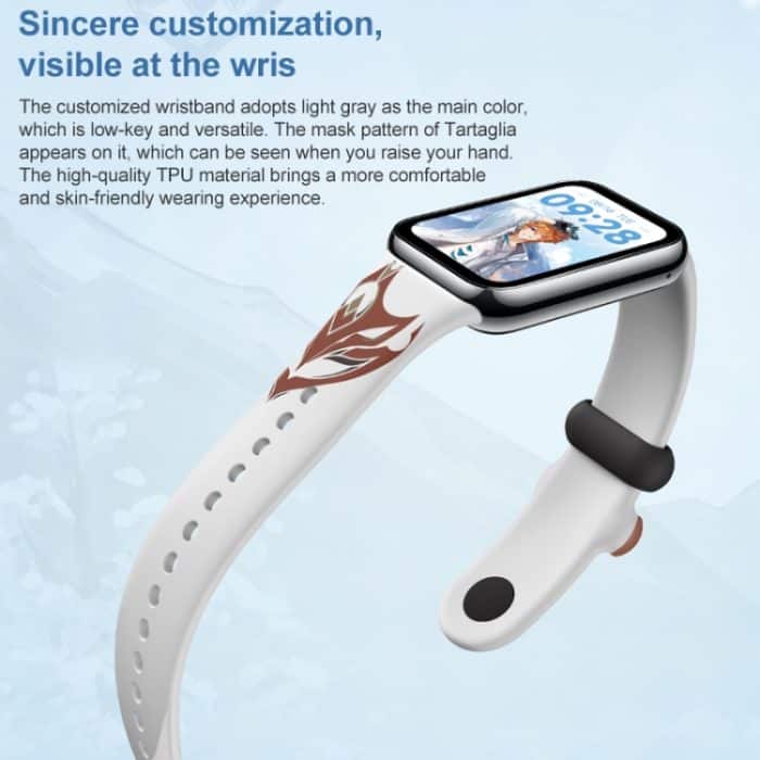 Original Xiaomi Mi Band 8 Pro Genshin Impact Version 1,74 Zoll AMOLED Vollfarbbildschirm 5ATM wasserdichte Smartwatch, unterstützt GPS/Herzfrequenz – Bild 3