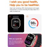 T800 Ultra 1,99 Zoll Silikonband Smartwatch unterstützt Herzfrequenz/EKG, Silicone Band – Bild 8