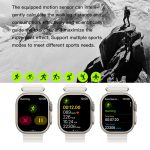 T800 Ultra 1,99 Zoll Silikonband Smartwatch unterstützt Herzfrequenz/EKG, Silicone Band – Bild 9