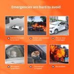 SHUNWEI SD-3502 Car Safety Hammer Emergency Window Breaker & Seat Belt Cutter – Bild 8