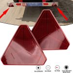 LKW-Anhänger RV Dreieckiger roter Reflektor – Bild 4