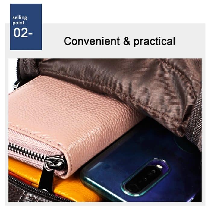 6023 Casual Litchi Texture Soft Face Vollnarben-Rindsleder One-Shoulder-Umhängetasche für Herren, Black, Coffee, Red, Brown – Bild 9