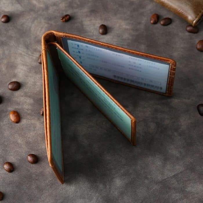 TP-055 Ölwachs-Leder-Multifunktionsmappe für Kfz-Führerscheinkarten – Bild 4