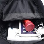 Katzenförmiger Freizeit-Rucksack aus Segeltuch mit doppelten Schultern, Q18817 – Bild 4