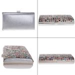 Damenmode Bankett Party Diamond Square Handtasche – Bild 5