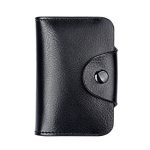 KB39 Einfache, modische Orgelkartentasche aus echtem Leder, Bonbonfarben-Kartenpaket – Bild 2