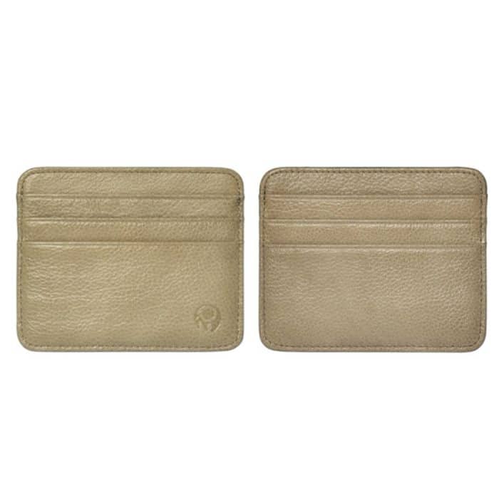 3 STÜCKE XIAO YUAN XIANG Rindsleder Ledertasche 6 Kartenhülle Brieftasche Geldbörse Kartenhalter, Größe: 10,7 cm x 8,7 cm, zufällige Farblieferung – Bild 6