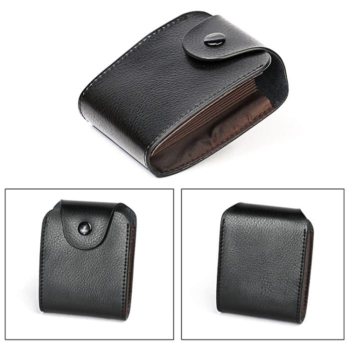 KB187 Großes Kartenetui aus Leder mit Litchi-Struktur – Bild 2