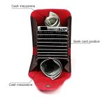 KB187 Großes Kartenetui aus Leder mit Litchi-Struktur – Bild 5