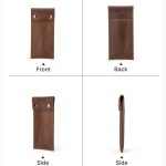 KONTAKTE FAMILIE CF1110 Universelle Crazy Horse Leder-Uhrenschutzhülle Aufbewahrungstasche für Apple Watch – Bild 3