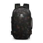 Ozuko 9216 Herren-Schulterrucksack, wasserdicht, für Business, Outdoor, Reisen, große Kapazität, Größe: Groß, 20 Zoll