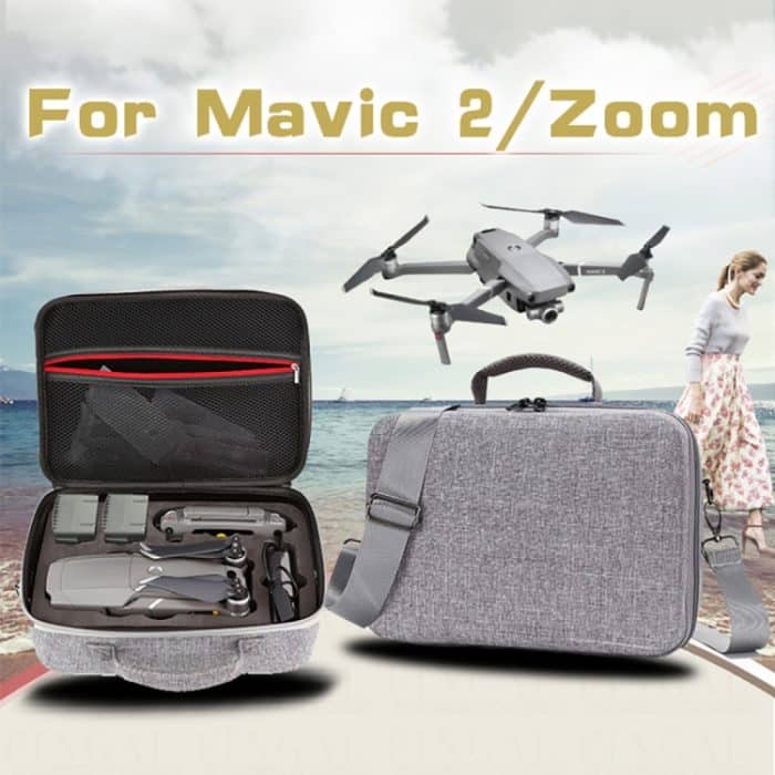 Stoßfeste, wasserdichte, tragbare Tasche für DJI Mavic 2 Pro / Zoom und Zubehör, Größe: 29 cm x 19,5 cm x 12,5 cm, For Mavic 2 Pro – Bild 1