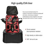Für DJI FPV Combo Rucksack Aufbewahrungsbox Stoßfest verschleißfeste spritzwasserfeste Nylon Tuch Tasche Handtasche – Bild 5