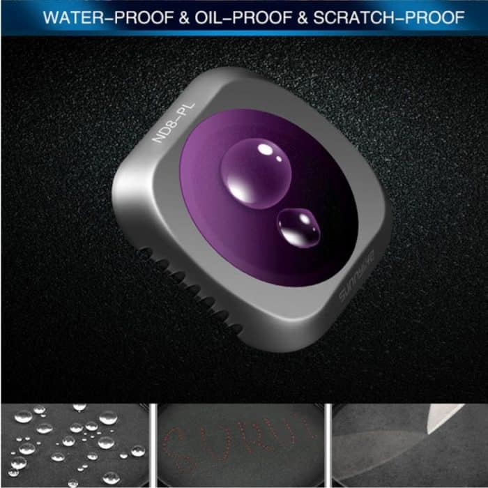 Sunnylife M2P-FI538 ND8-PL + ND16-PL + ND32-PL + ND64-PL ND-PL-Objektivfilter für DJI Mavic 2 Pro – Bild 7