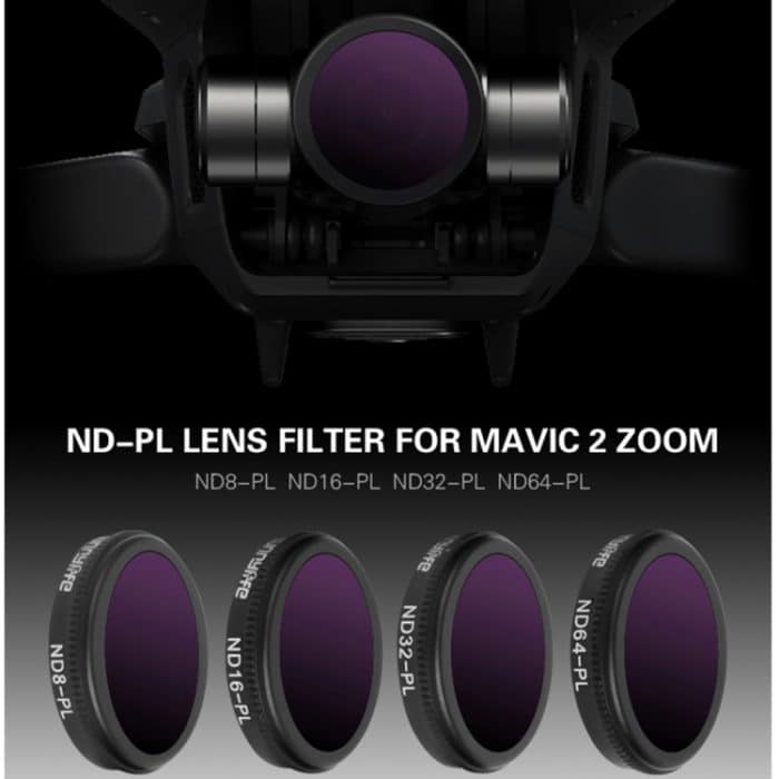 Sunnylife M2Z-FI288 ND8-PL + ND16-PL + ND32-PL + ND64-PL ND-PL Objektivfilter für DJI Mavic 2 Zoom – Bild 3