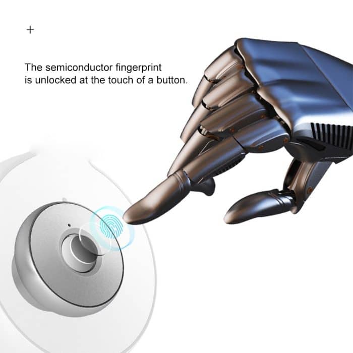 T5-Blumen-Version, Aluminiumlegierung, Fingerabdruck-Schubladenschloss, Black, Pink, Blue, Red, Silver – Bild 4