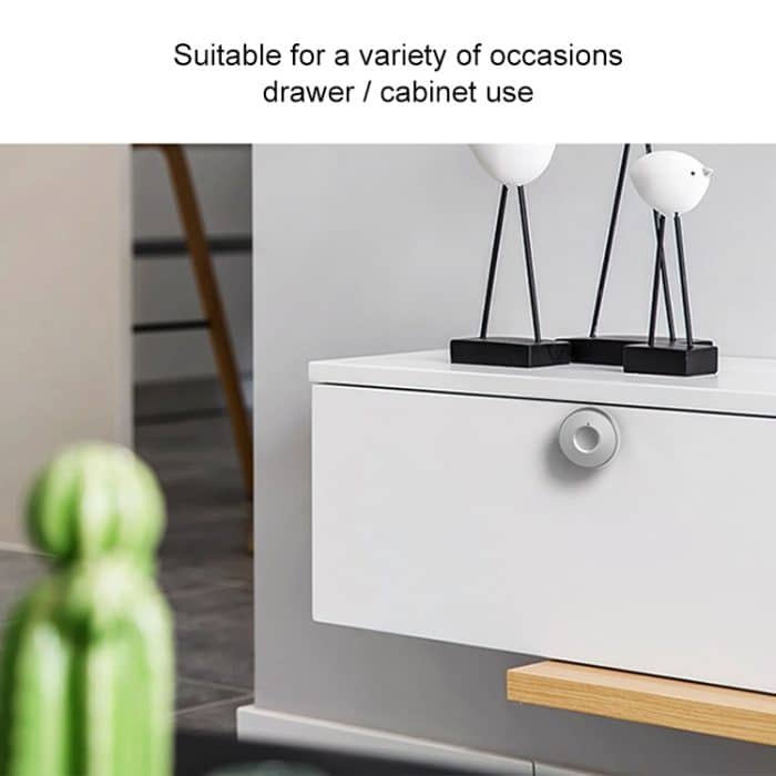 T5-Blumen-Version, Aluminiumlegierung, Fingerabdruck-Schubladenschloss, Black, Pink, Blue, Red, Silver – Bild 6