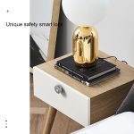 T5-Blumen-Version, Aluminiumlegierung, Fingerabdruck-Schubladenschloss, Black, Pink, Blue, Red, Silver – Bild 7