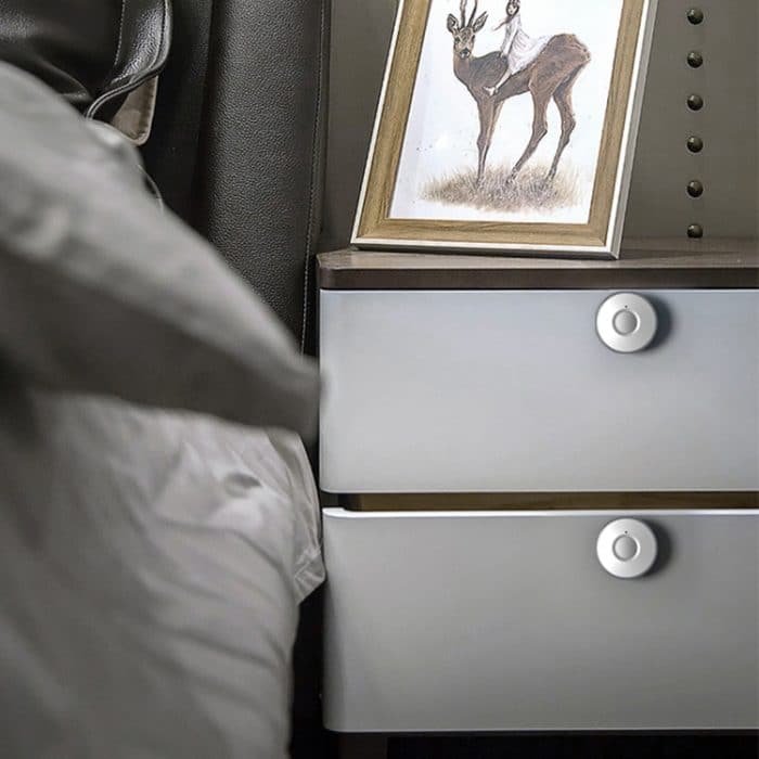 T5-Blumen-Version, Aluminiumlegierung, Fingerabdruck-Schubladenschloss, Black, Pink, Blue, Red, Silver – Bild 8