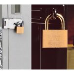 Kupfer Vorhängeschloss Kleines Schloss, Stil: Kurzer Schlossbalken, 30 mm nicht geöffnet – Bild 9