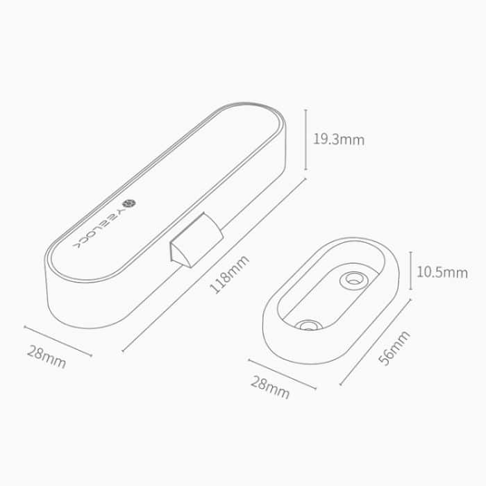 Original Xiaomi Youpin YEELOCK Smart Schubladenschrank-Verriegelungsschalter, US-Stecker, Youpin YEELOCK – Bild 3