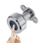 T23F Micro-USB-Aufladung Zinklegierung Smart Triple Linkage Offenes Fingerabdruck-Schubladenschloss Aktenschrankschloss