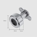 T23F Micro-USB-Aufladung Zinklegierung Smart Triple Linkage Offenes Fingerabdruck-Schubladenschloss Aktenschrankschloss – Bild 2