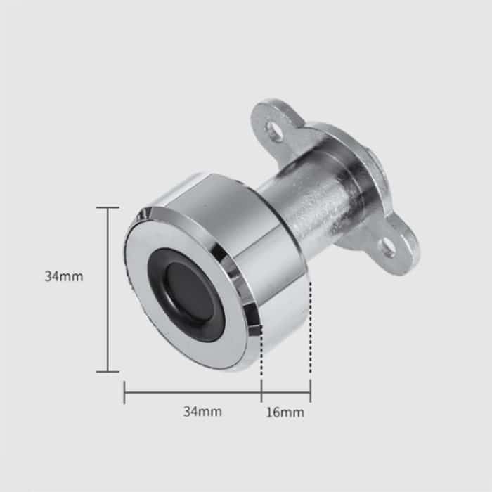 T23F Micro-USB-Aufladung Zinklegierung Smart Triple Linkage Offenes Fingerabdruck-Schubladenschloss Aktenschrankschloss – Bild 2