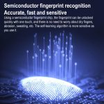 Original Xiaomi Youpin ZNGS06YSB YEELOCK Smart Fingerprint Schubladenschrankschloss, ZNGS06YSB YEELOCK – Bild 3