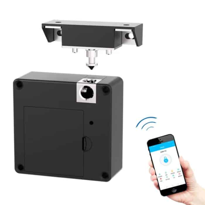 T8 + Nicht öffnendes Schubladenschloss APP + IC-Karte Unsichtbares universelles Schrankschloss – Bild 1