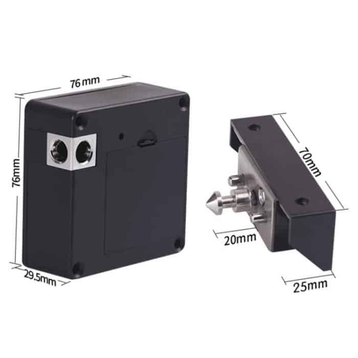 T8 + Nicht öffnendes Schubladenschloss APP + IC-Karte Unsichtbares universelles Schrankschloss – Bild 2