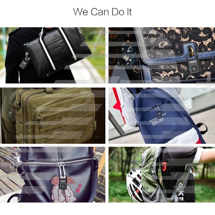 Anytek P4 3,7 V Micro-USB-Lade-Halbleiter-Fingerabdruck-Sensor kleines Vorhängeschloss – Bild 9