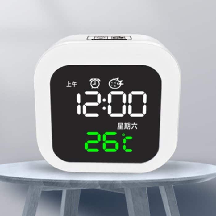 USB-Home Smart Clock mit Nachtlicht- und Speicherfunktion & LED-Anzeige – Bild 1